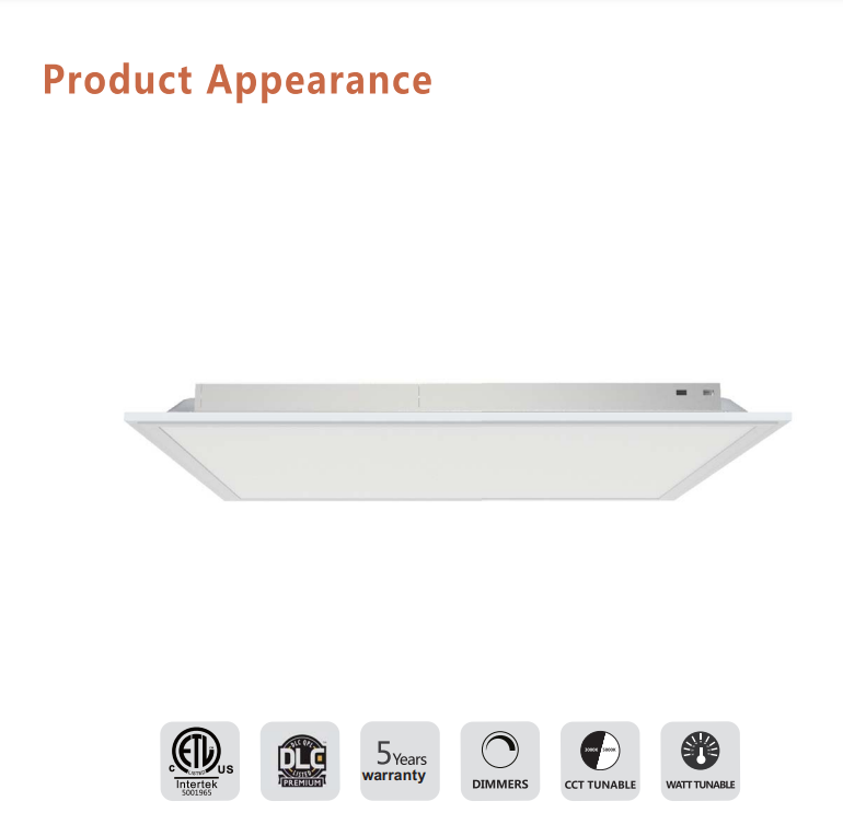 2x2 Ceiling Light LED pack of 4