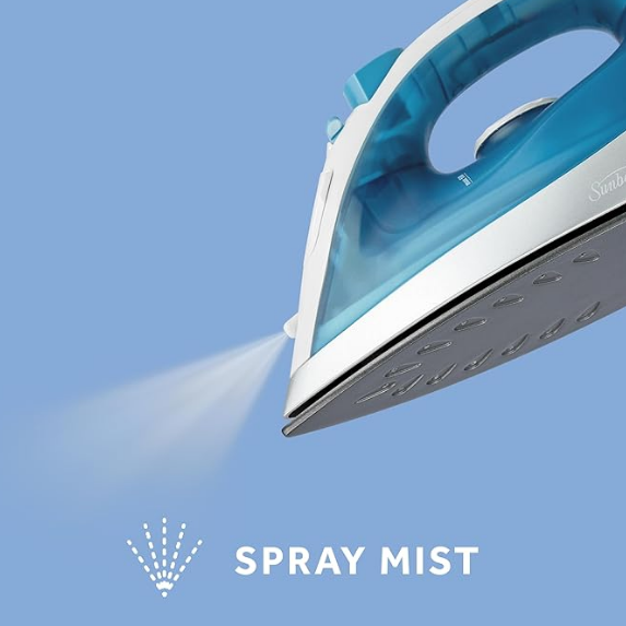 Sunbeam Compact Steam Iron, 1200 Watts White/Blue pack of 2 Tax included