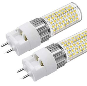 G12 LED Bulb 16W, Bi-Pin Corn Bulb (Equivalent 150W Halogen/Incandescent Lamp), 6000K 1800 Lumen, Ceiling Light Floodlight, Pack of 2